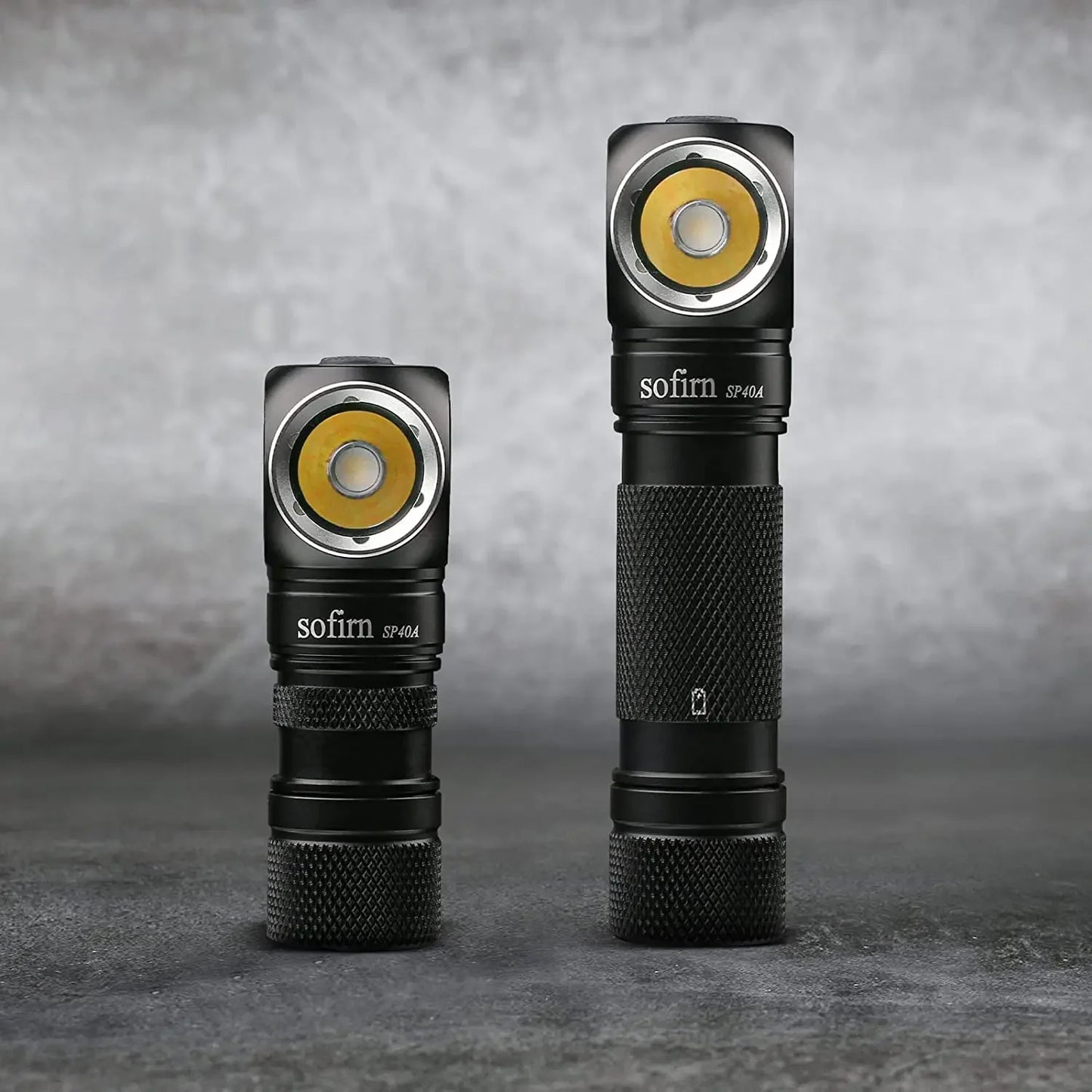 Sofirn Headlight SP40 1200lm LED Headlamp XPL2 18650 USB C Rechargeable 18350 Flashlight with Power Indicator Magnet Tail