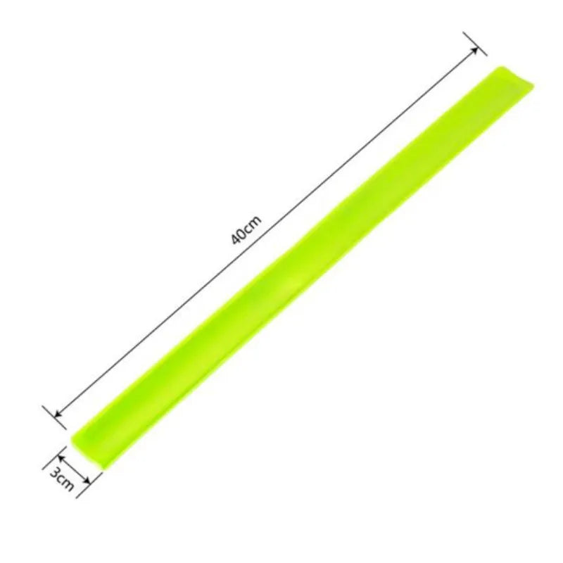 1pc 40cm Reflective Strap for Sports Running Cycling Reflective Strips Warning Tape for Biking Safety Pants Reflector Material