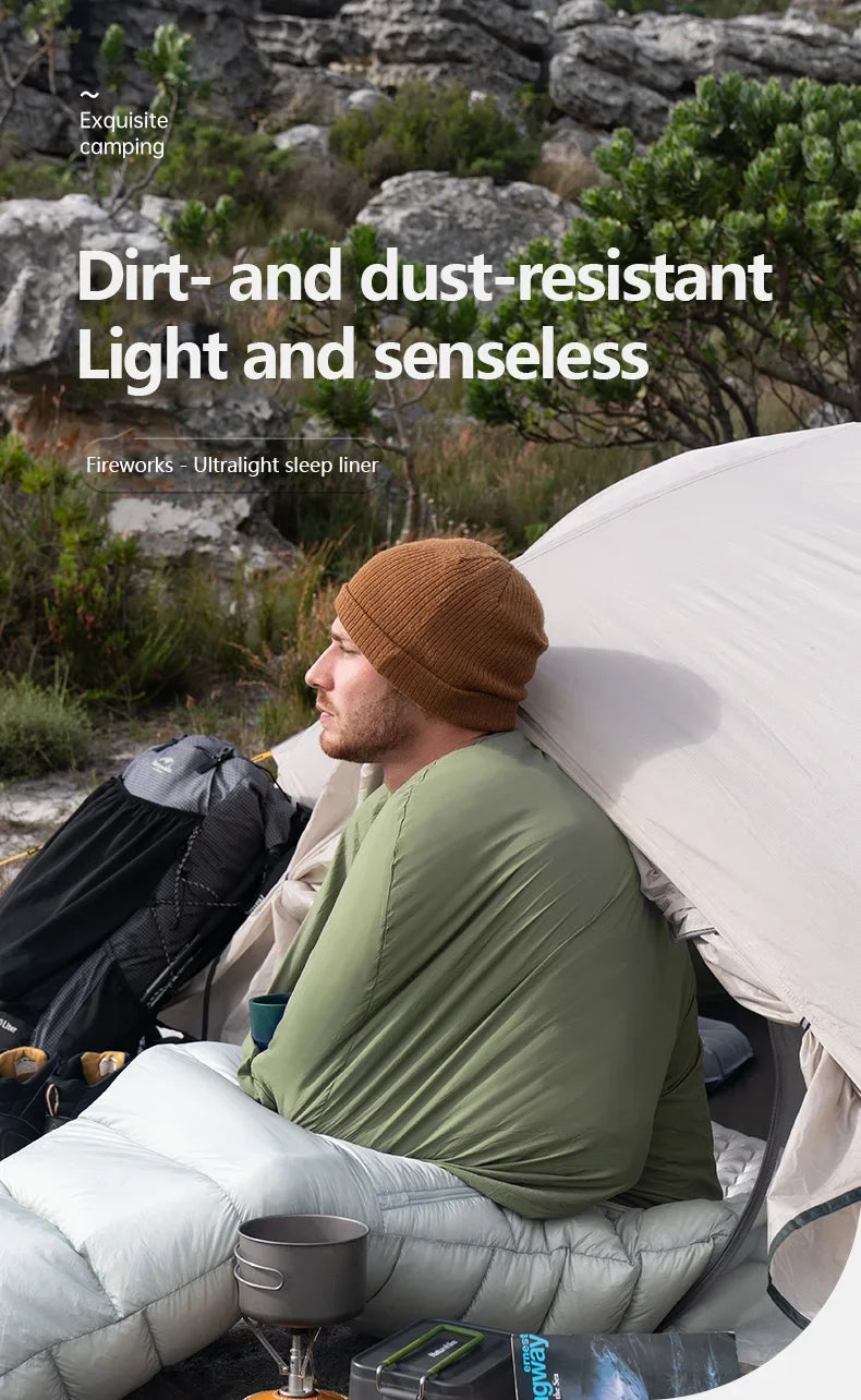 Naturehike Sleeping Bag Liner Lightweight Single Sleeping Bag Cover Ultralight Comfortable Camping Sheets Travel Sleep Sack