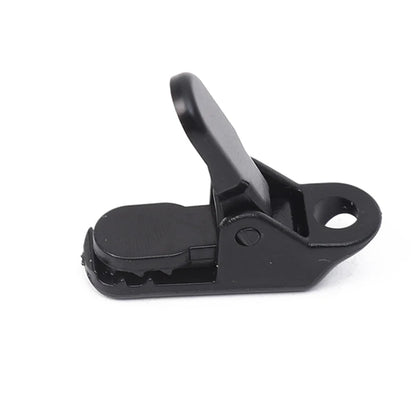 10pcs/lot travel outdoor camping plastic double hole tent rope adjustable buckle curtain alligator clip factory brand clip