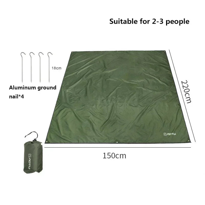 Tent Tarp Rain Sun Shade Hammocks Shelter Camping Survival Sun Shelter Picnic Awning Cover Waterproof Outdoor Hiking Accessories