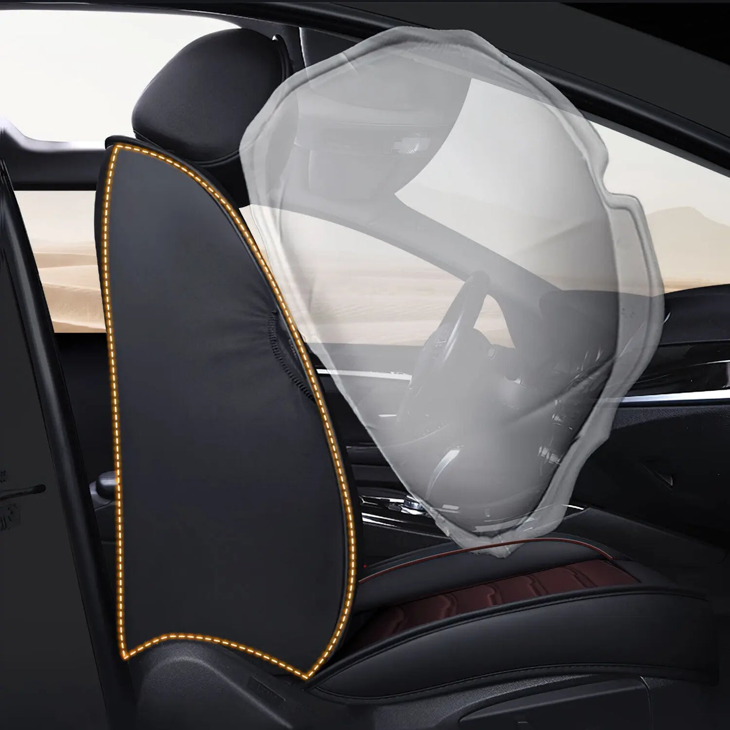 Full Set Leather Car Seat Cover 5-Seat Front + Rear Protectors For Toyota RAV4