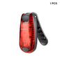 ROCKBROS Bike Rear Light  Bicycle Warning Tail Light Cycling Helmet Bag Taillight Lantern Water Repellent Mini Bike Accessories