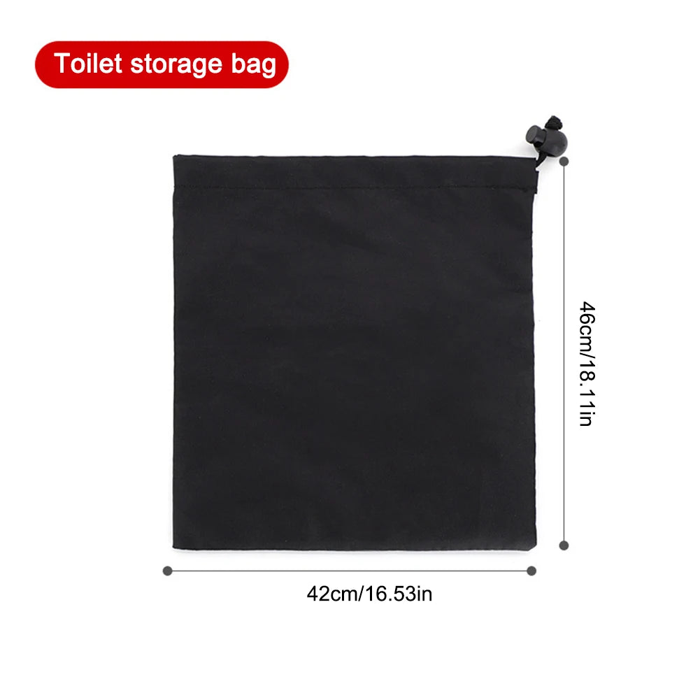 Plastic Portable Outdoor Toilet Tent Car Emergency Toilet with cover Travel Washable Camping Toilet Self-driving Picnic Seat