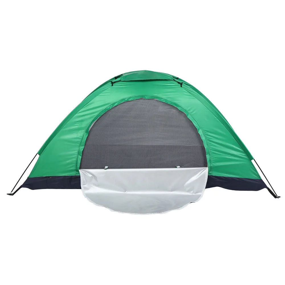 Portable Camping Tent Windproof Single Person Fishing Tent Waterproof Oxford Cloth Tent for Camping Fishing Climbing