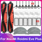 Compatible for Xiaomi Roidmi Eve Plus Robot Vacuum Cleaner Spare Main Side Brush HEPA Filter Dust Bag Mop Cloth Parts