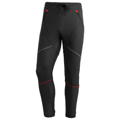 ROCKBROS Winter Cycling Pants Men Fleece Sport Reflective Trousers Keep Warm Thermal Bicycle Bike Mtb Pants Running Clothings