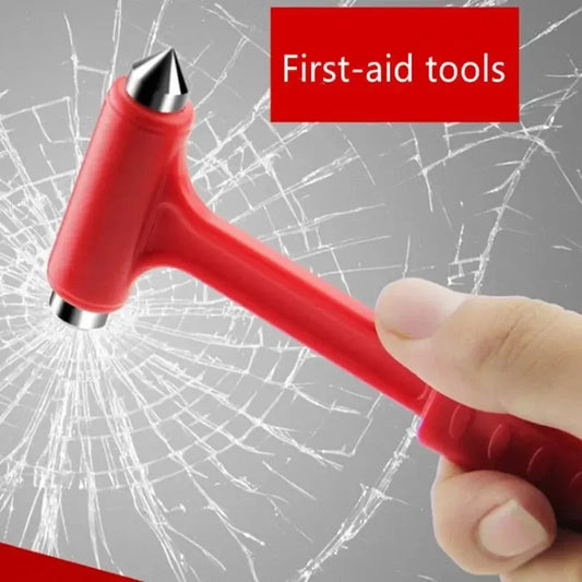 1PCS Car Window Breaker & Seat Belt Cutter Escape Tool 2in1 Car Safety Hammer Emergency Escape Kit Outdoor Emergency