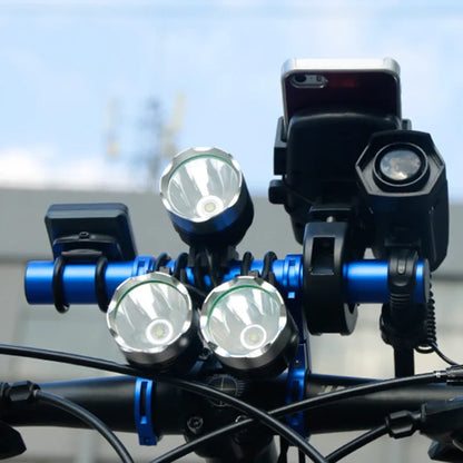10/20/30CM Aluminum Alloy Bicycle Handlebar Extender Mount MTB Bike Cycling Headlight Bracket Lamp Flashlight Holder Accessories
