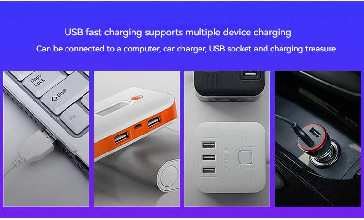 Mini Strong 5LED Headlamp Motion Sensor Headlight Outdoor Camping Fishing USB Rechargerable Portable Flashlight Head Lamp