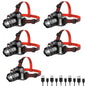 Rechargeable LED Headlamp Super Bright with 5 Modes Zoom Torch Head Lamp Motion Sensor Head Lights For Camping Running Cycling