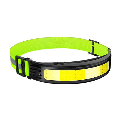 COB Sensor Headlight Built in Battery Fishing Headlamp Rechargeable 6 Modes Head Torch Outdoor Camping Flashlight