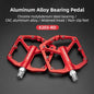 ROCKBROS Bike Pedals Aluminum Alloy Anti-slip Bicycle Pedals Ultralight Sealed Bearing One-piece MTB Road Mountain Cycling Pedal