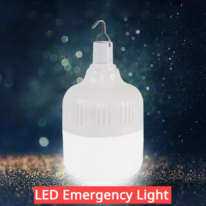 USB Portable Emergency Light Charging Hook LED Outdoor Adjustable 200W Tent Light, Barbecue Fishing Camping Light Bulb