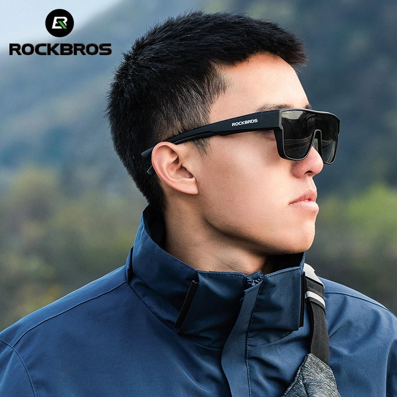 ROCKBROS Polarized Cycling Sunglasses Mutilfunctional Glasses UV Protection Set Glasses Frame Compatible Men's Women's Sunglass