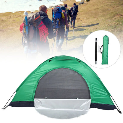 Portable Camping Tent Windproof Single Person Fishing Tent Waterproof Oxford Cloth Tent for Camping Fishing Climbing