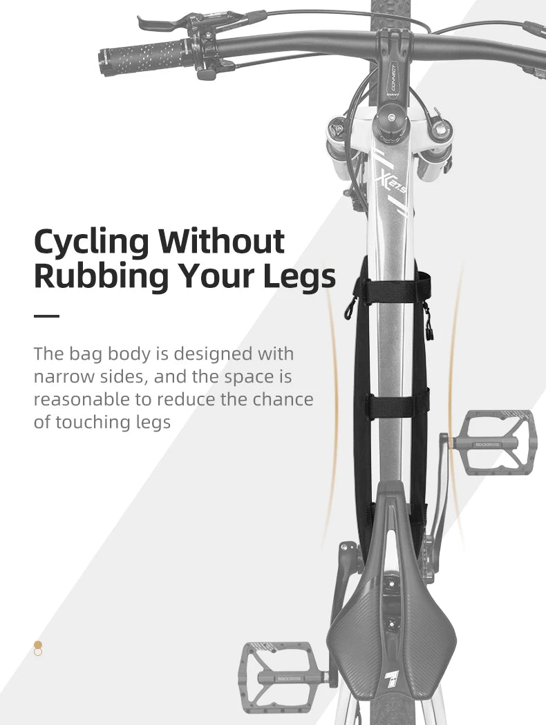 ROCKBROS Cycling Bicycle Bags Top Tube Front Frame Bag Waterproof MTB Road Triangle Pannier Dirt-resistant Bike Accessories Bags