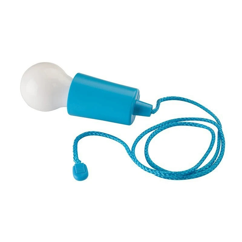 Home Garden Decor Portable LED Pull Cord Light Bulb Battery Operated Hanging Pull Cord Night Lamp Outdoor Camping Tent Light