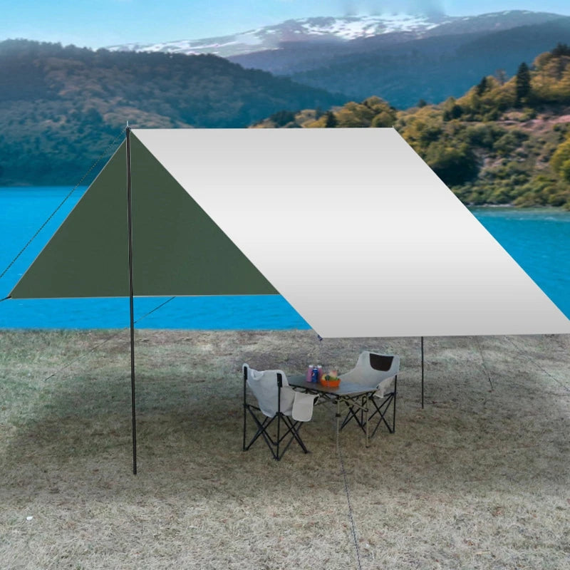 Camping Tarp Sun Shelter Tent Sail Canopy Waterproof Sunshade Awning Shade Cloth Garden Sunshelter Outdoor Car Tarp 타프