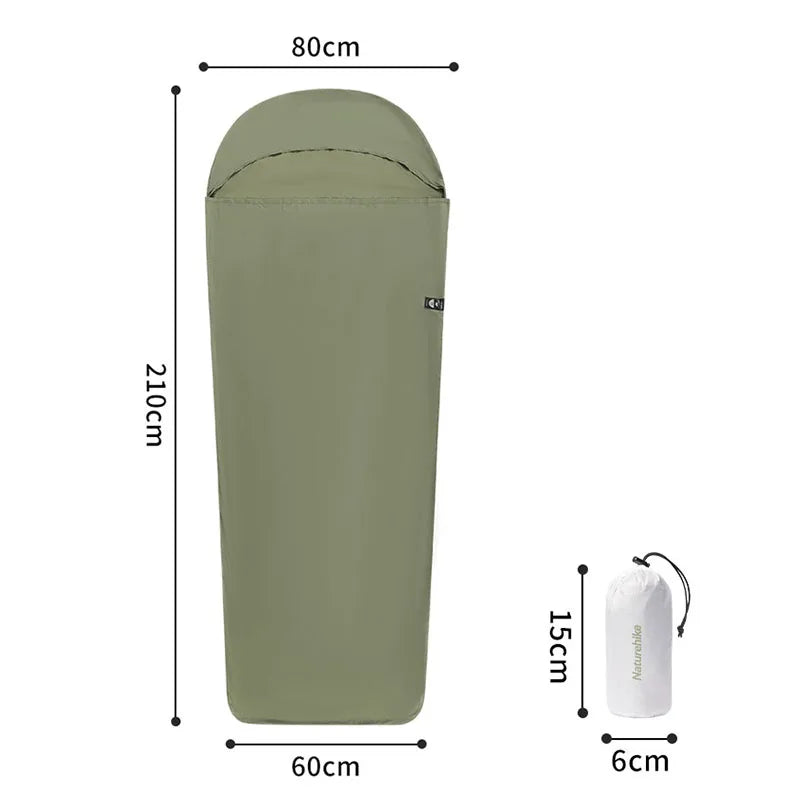 Naturehike Sleeping Bag Liner Lightweight Single Sleeping Bag Cover Ultralight Comfortable Camping Sheets Travel Sleep Sack