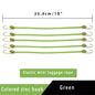 Elastic Bungee Cord Heavy Duty Luggage Straps Rope Hooks 25-30cm Stretch Tie Tent Outdoor Accessories