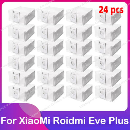 Compatible for Xiaomi Roidmi Eve Plus Robot Vacuum Cleaner Spare Main Side Brush HEPA Filter Dust Bag Mop Cloth Parts