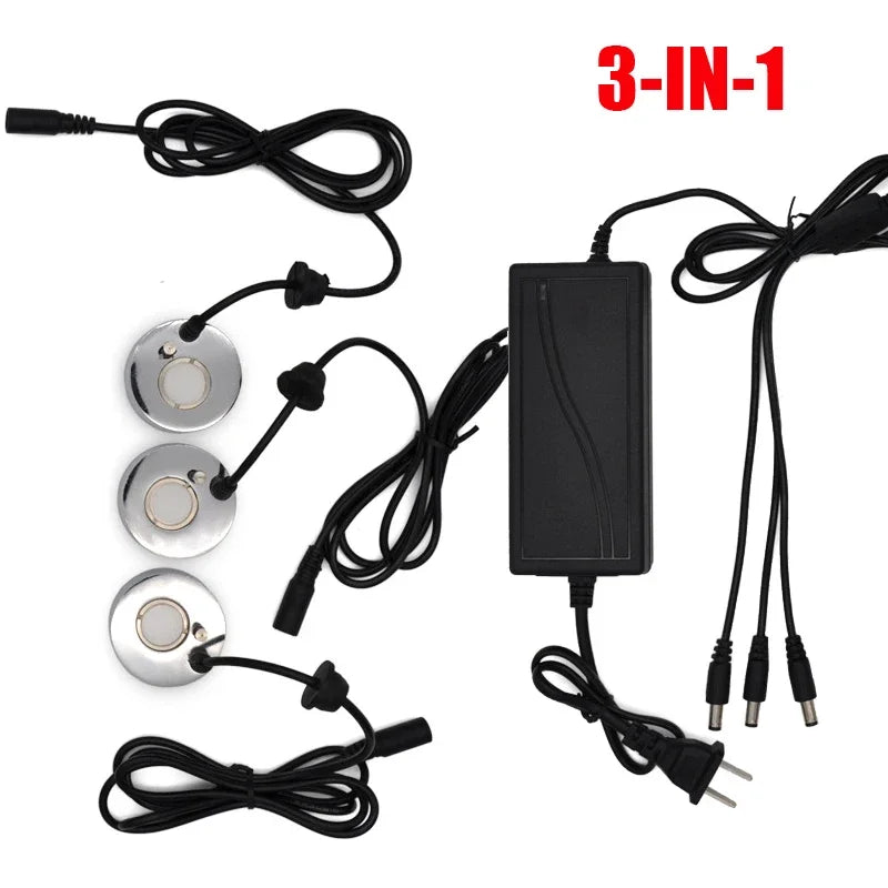 5-in-1 Mist Maker Fogger Ultrasonic Humidifier Fountain Rockery Gardening Bonsai Aquarium Pond Decor Atomizer Atomizing Heads