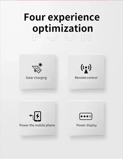 LED Solar Bulb Charging Remote Control Super Bright Emergency Lighting Bulb Outdoor Multifunctional Mobile Camping Tent Light