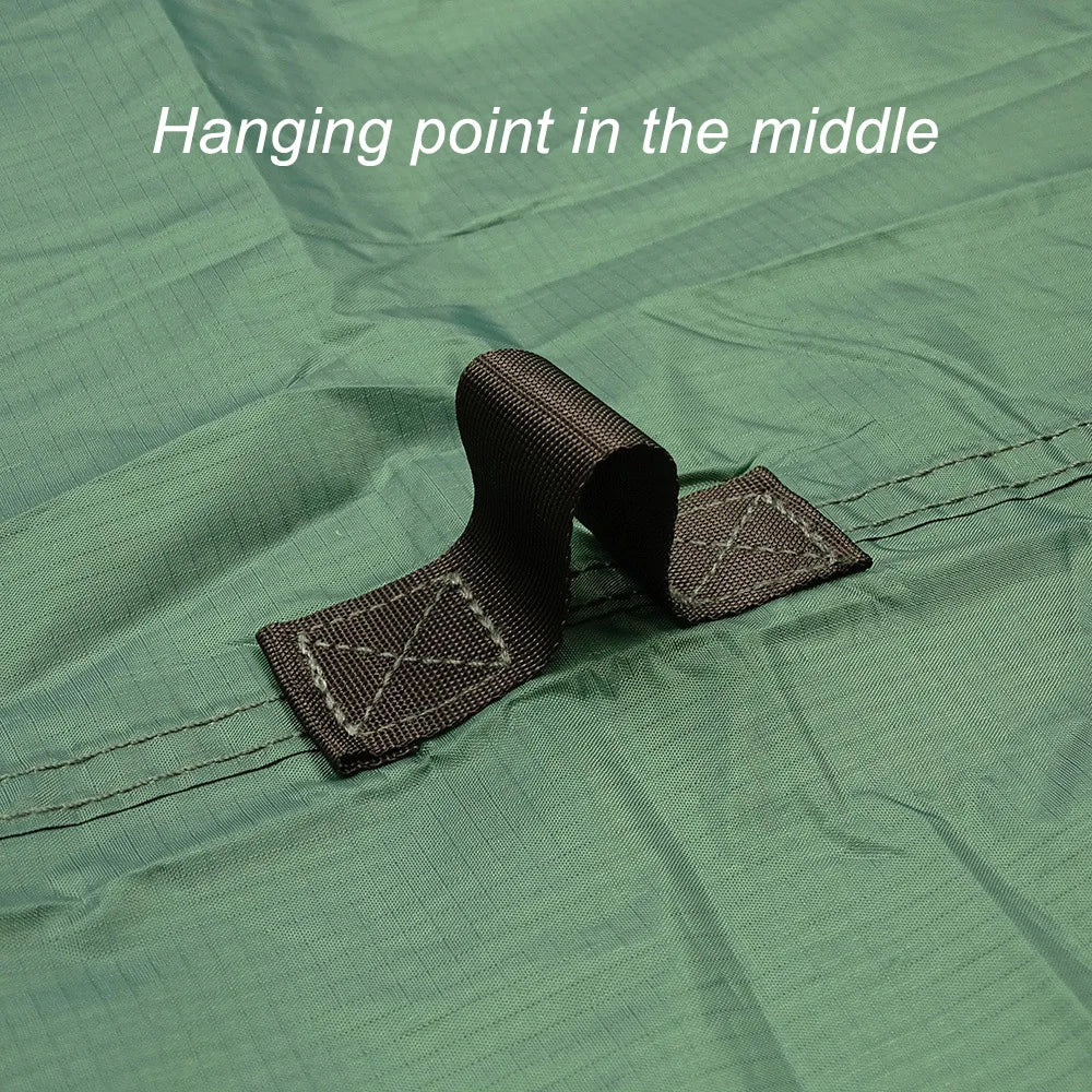 19 Hang Points Tent Tarp Survival Sun Shelter Shade Canopy Outdoor Backpacking Waterproof Camping Awning SunShade4 x4m 4x3m 3x3m