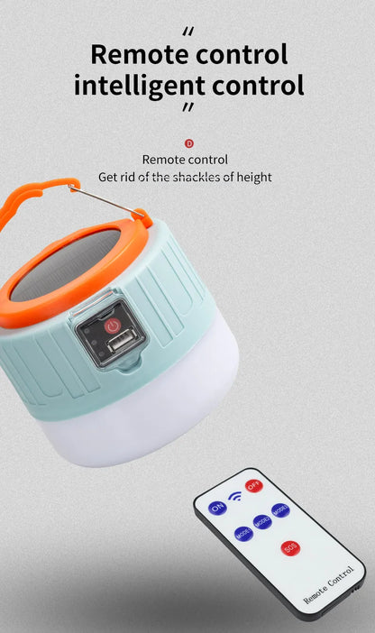 High Power LED Camping Light USB Rechargeable Bulb Outdoor Tent Lamp Portable Lantern Emergency Lighting Lights For BBQ Hiking