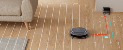 Lefant M210 Pro Robot Vacuum Cleaner, 2200Pa Powerful Suction, 120 Mins Runtime, Automatic Self-Charging, Wi-Fi/App/Alexa Contro