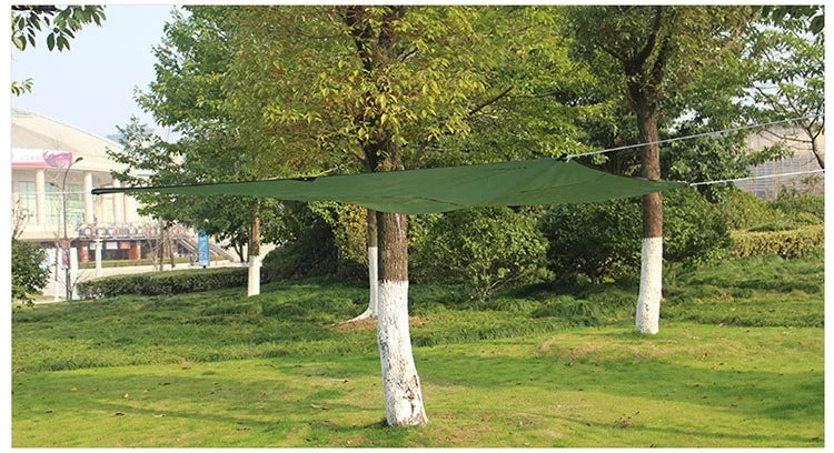 Tent Tarp Rain Sun Shade Hammocks Shelter Camping Survival Sun Shelter Picnic Awning Cover Waterproof Outdoor Hiking Accessories