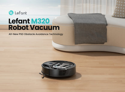 Lefant M210 Pro Robot Vacuum Cleaner, 2200Pa Powerful Suction, 120 Mins Runtime, Automatic Self-Charging, Wi-Fi/App/Alexa Contro