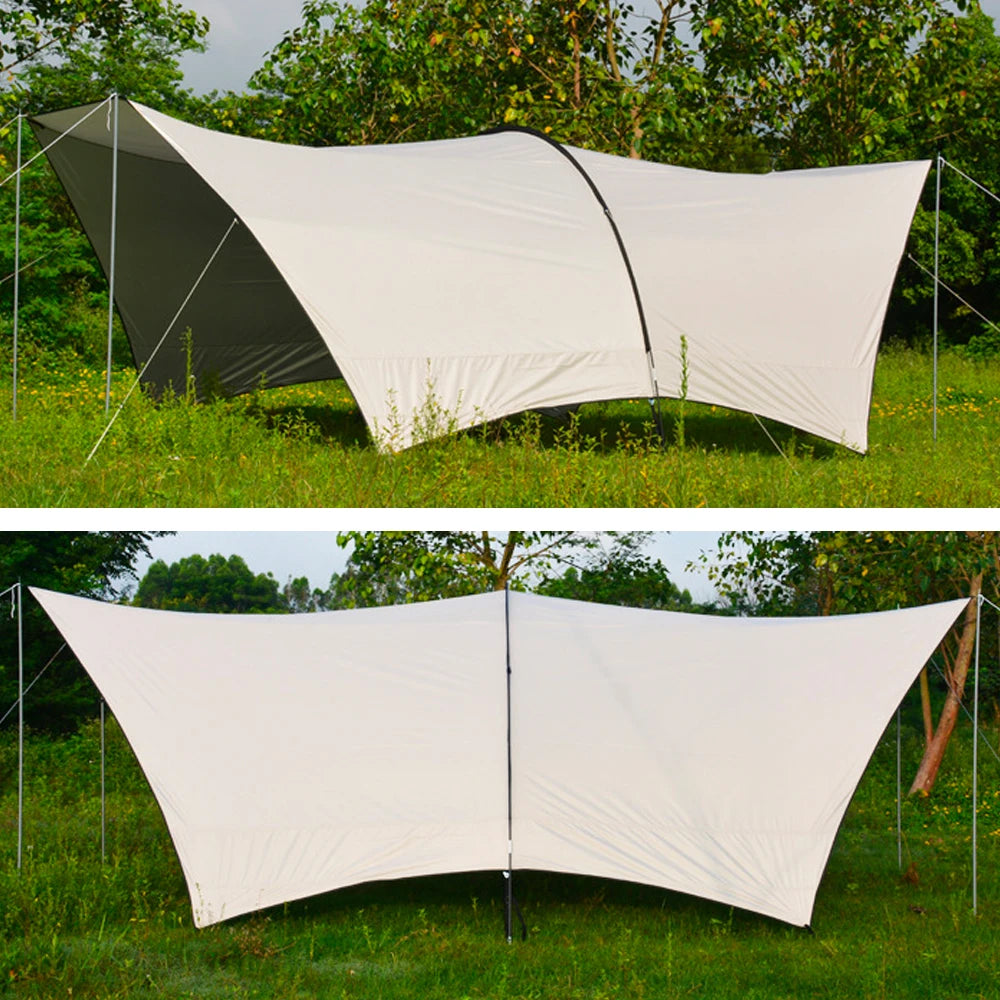 Large Camping Dome shelter Fire shelter Bull shelter type tent oversized habi tarp shelter Habitat Tunnel type Camping Shelter