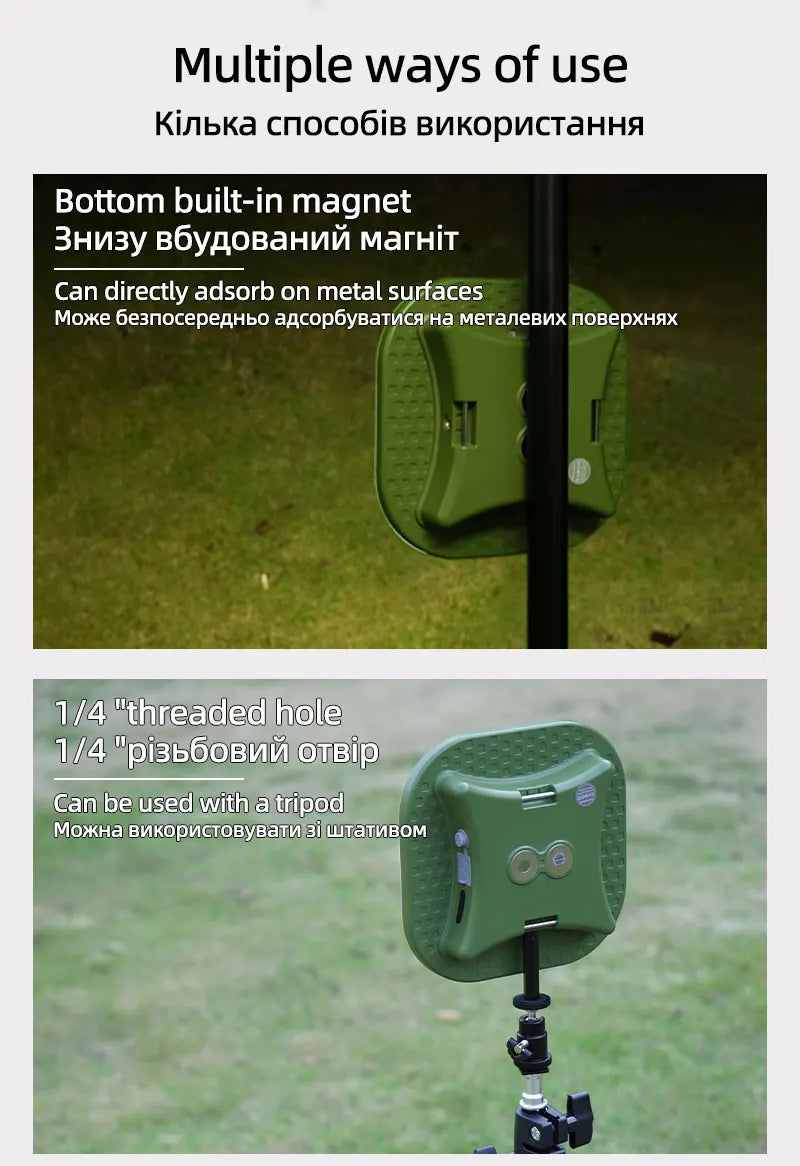 MOSLIGHTING USB Fast Rechargeable Camping Lantern Mobile Phone APP Smart Hanging Tent Lamp Portable Flashlights Night Lights LED