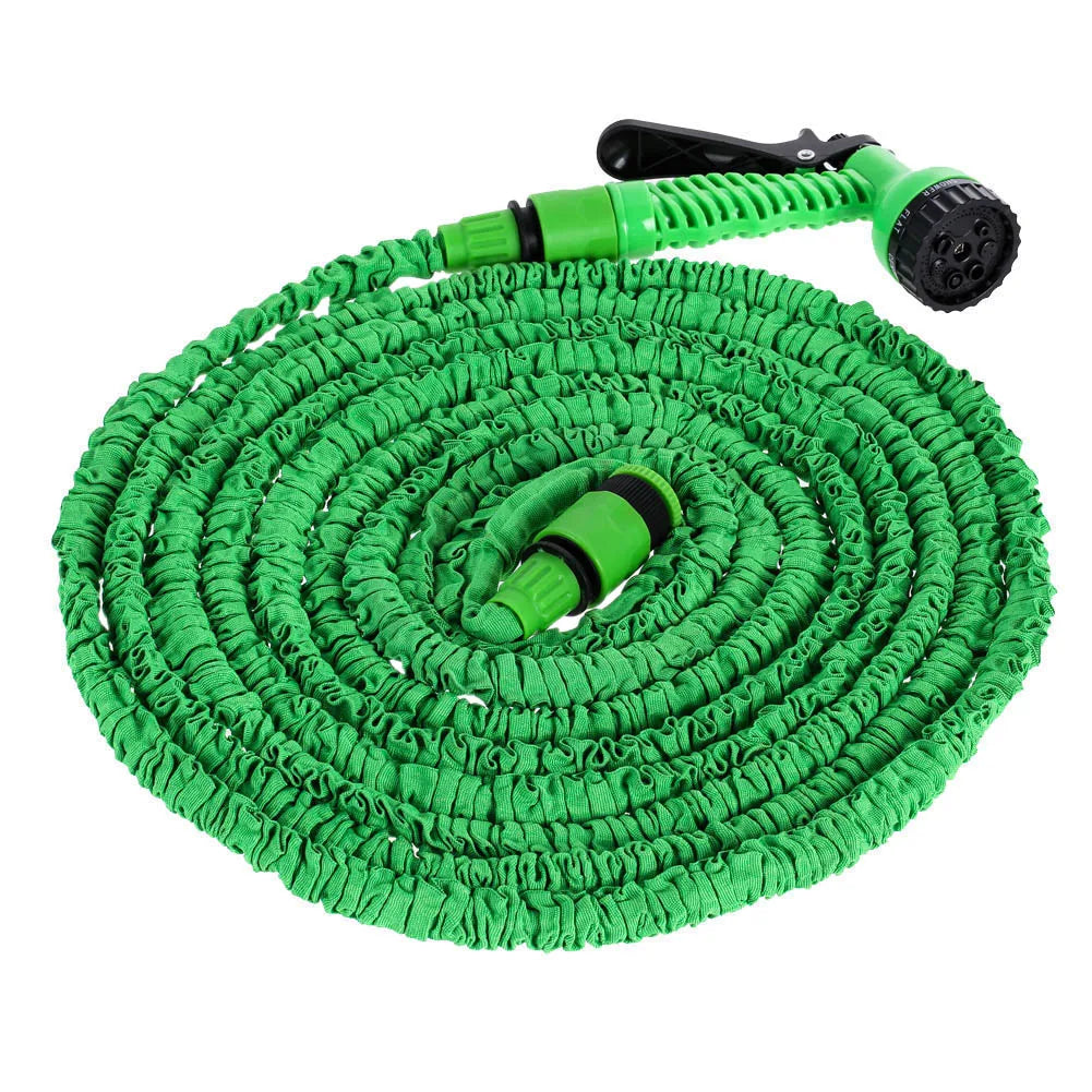 50FT-100FT Garden Hose Expandable Flexible Water Hose Plastic Hoses Car Wash Water Gun Garden Sprayer Watering Irrigation Tools