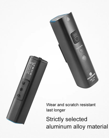 ROCKBROS 1000LM Bike Light Smart Vibration Light Sensing Bicycle Front Light IPX6 Type-C MTB Road Headlebar Cycling Headlights