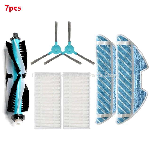 Roller Brush Hepa Filter For Cecotec Conga 1390 1290 1590 Robot Vacuum Cleaner Spare Parts Side Brush Mop Cloth Rags Replacement