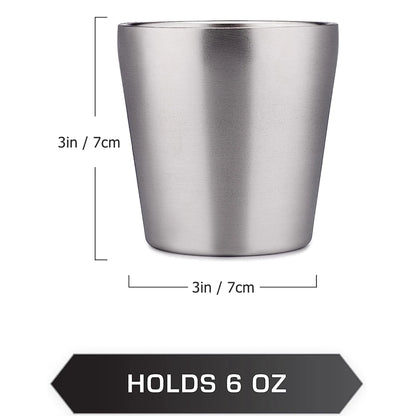 3pcs Stainless Steel304 Cup Outdoor Gear Stackable Cup Camping Cups Metal Coffee Travel Cup Sets Portable Drink-ware Gold