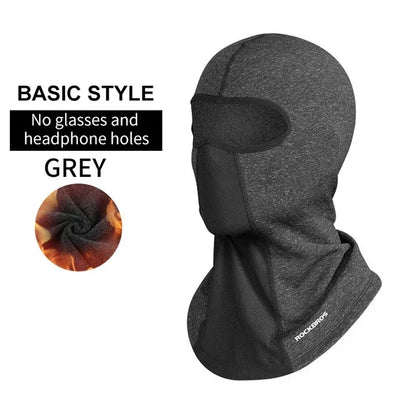 ROCKBROS Keep Warm Balaclava Winter Women Men's Motorcycle Bike Helmet Inner Cap Cycling Skiing Face Mask Thermal Windproof Hat