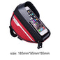 1L Bike Bag Bicycle Front Cell Mobile Phone Case Holder with Touchscreen Top Tube Cycling Bag Reflective MTB Bike Accessories