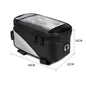 1L Bike Bag Bicycle Front Cell Mobile Phone Case Holder with Touchscreen Top Tube Cycling Bag Reflective MTB Bike Accessories