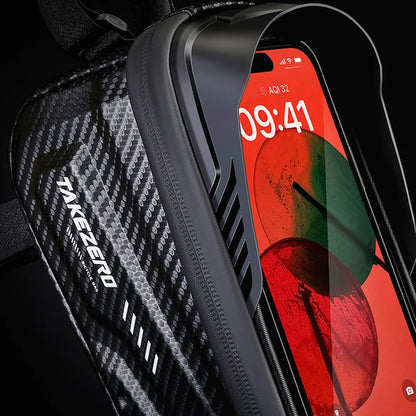 1L Bike Bag Bicycle Front Cell Mobile Phone Case Holder with Touchscreen Top Tube Cycling Bag Reflective MTB Bike Accessories