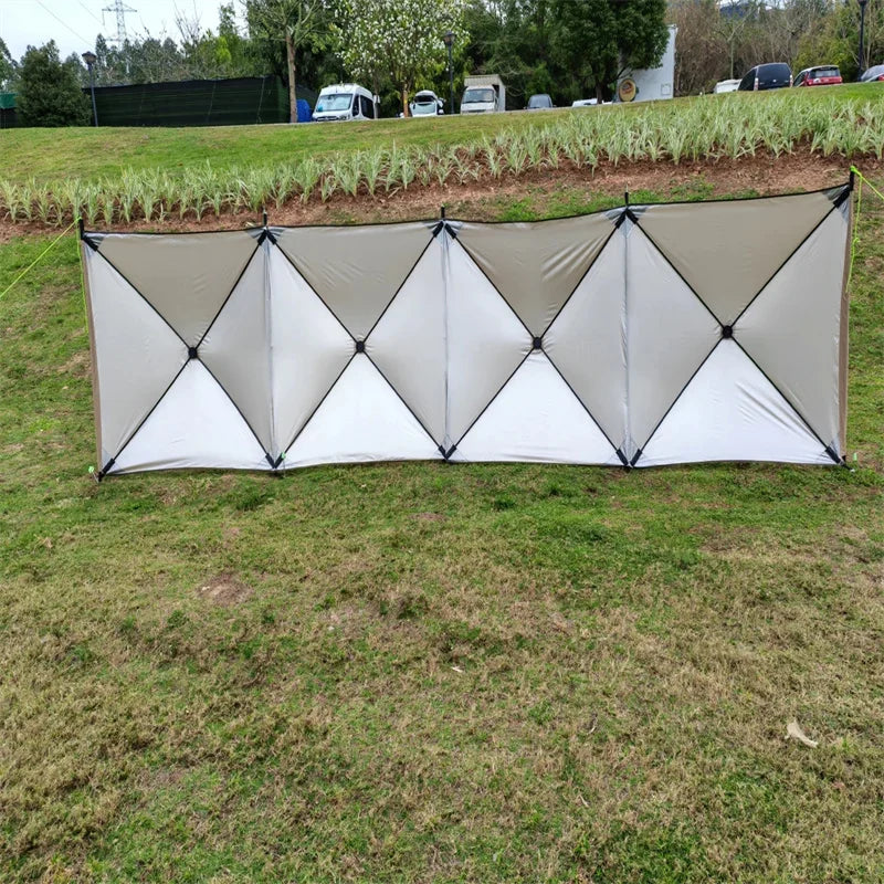 Camping Windscreen Tent Folding Windproof Shield Camping Sunshade Folding Outdoor Wall Large Camp Tent Windshield Equipment