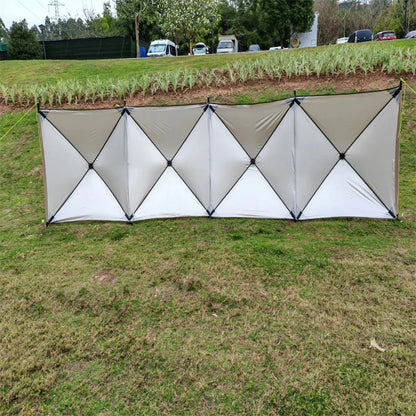 Camping Windscreen Tent Folding Windproof Shield Camping Sunshade Folding Outdoor Wall Large Camp Tent Windshield Equipment