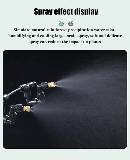 Rainforest Sprayer WiFi Control Automatic Mist Rainforest Timing Spray System Kit Irrigation Timer Reptile Sprayer Humidifier