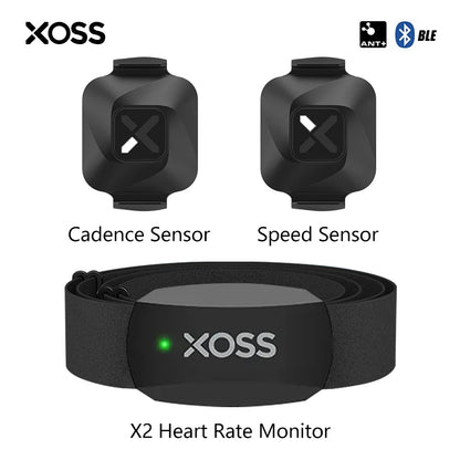 XOSS Vortex Speed Cadence Sensor X2 Chest Strap Heart Rate Monitor for Road MTB Cycling Bluetooth ANT+ Wireless Bike Accessories