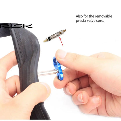 80mm Cycling Protection Accessories Bike Parts Bicycle Valves Nut Inner Tubes Extension Integrated Removable Valve Extender