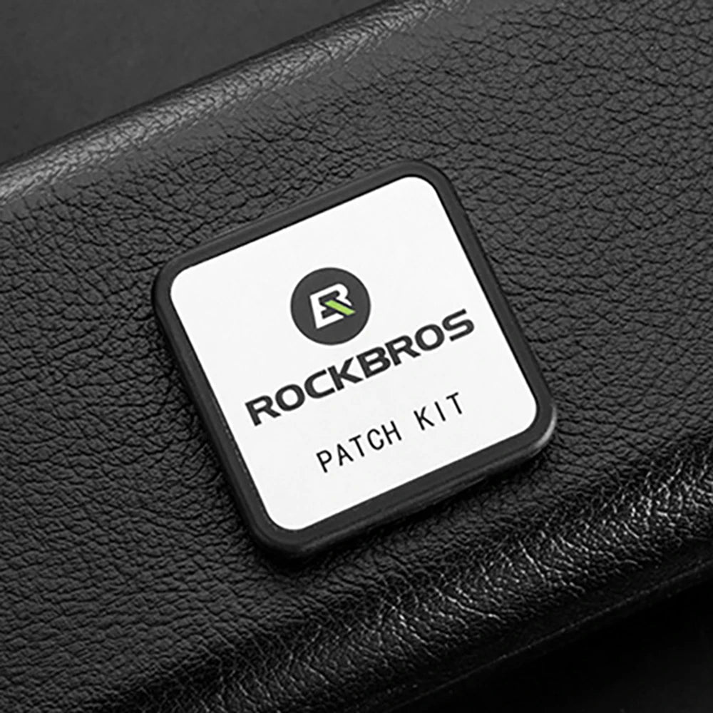 ROCKBROS Bicycle Flat Tire Repair Kit Tool Glue-free Portable Rubber Fetal Repair Bike Inner Tube Puncture Patch Repair Tools