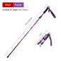 Trekking Stick 5-Section Telescopic Folding Trekking Poles Outdoor Camping Ultralight Portable Foldable Walking Hiking Stick